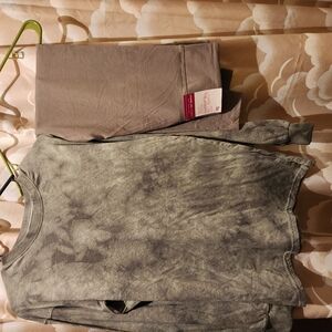 Tie-Dye Sweatshirt and Leggings Set